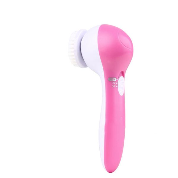 

2 colors waterproof silicone electric facial cleansing brush lq five-in-one face cleansing instrument face massager multi-functi