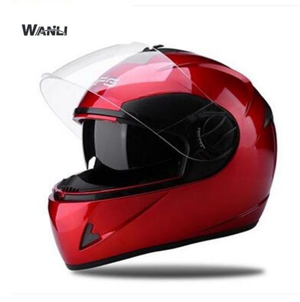

blue new arrive helmets full face motorcycle motocross moto casco double lens helmets casco capacete good quality