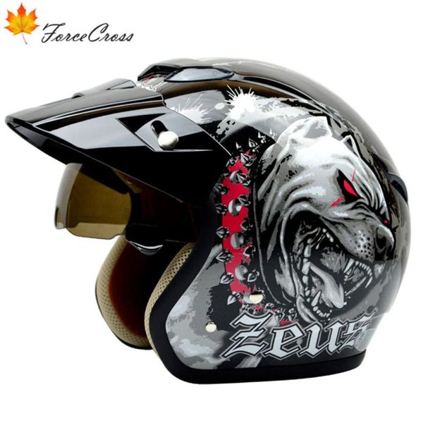 

motorcycle half helmet four season retro electric vehicle men's helmet motorcycle electric vehicle half 381c