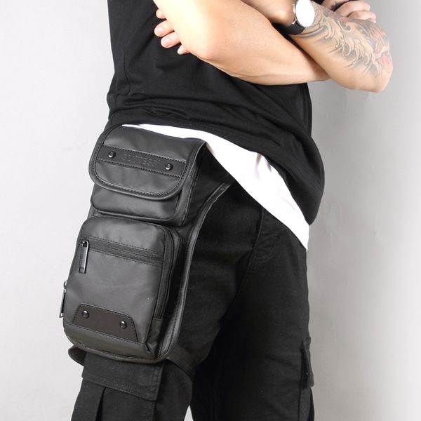 

drop shipping] 2020 new men waist bag waterproof oxford shoulder bag fashion leg sport belt messenger (2392