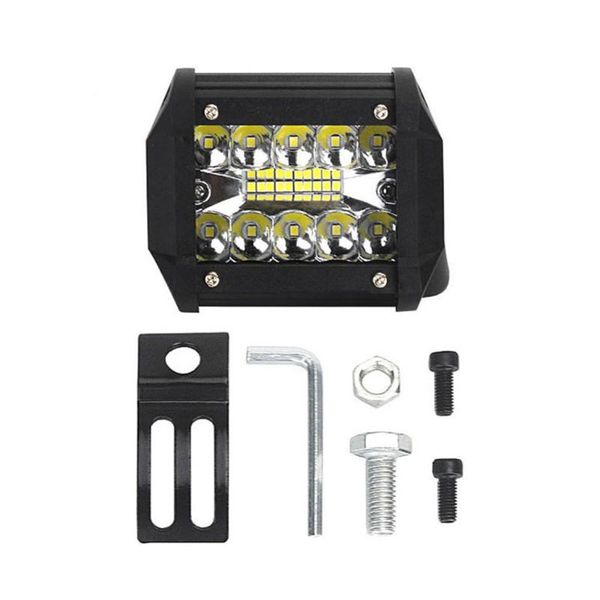 

car 20 led 3030 work light bar driving lamp for offroad boat tractor truck suv fog light 12v 24v headlight for atv led bar