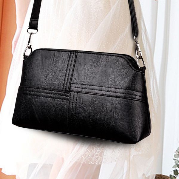 

2019 new style casual mommy bag fashion middle-aged solid color women's bag