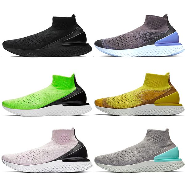 

fashion designer sock shoes women casual shoes triple black thunder grey peach powder bright yellow men trainers sport sneakers 36-45