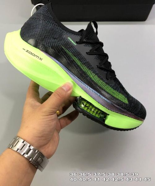 

2020 new arrive men womens fashion green light weight marathon running shoes comfortable mesh sports trainer cushion sports shoes us 36-45
