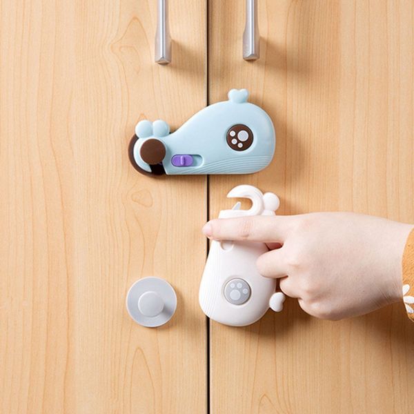 

multi-functional child baby safety lock cupboard cabinet door drawer anti-pinch safety locks children security protector