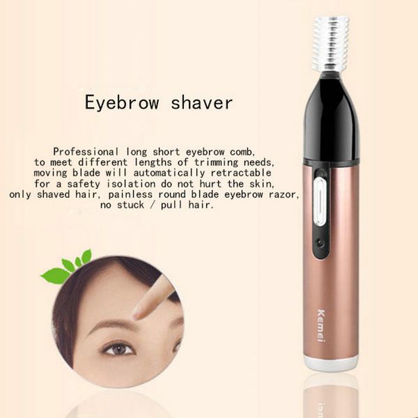 

kemei km-6661 multifunction electric nose trimmer 3 in 1 electric vibrissae device cleaner shaving tondeuse oreille nez barbe pdzmw