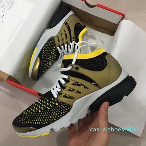 

2020 presto fine mesh breathable presto blackout sneaker red navy blue triple white black fall shoes c01