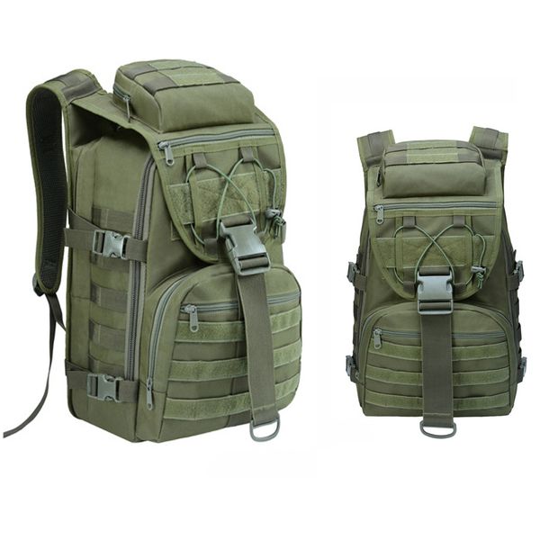 

35l camouflage backpack outdoor camping traveling backpack men's molle tactical hunting shoulder bag