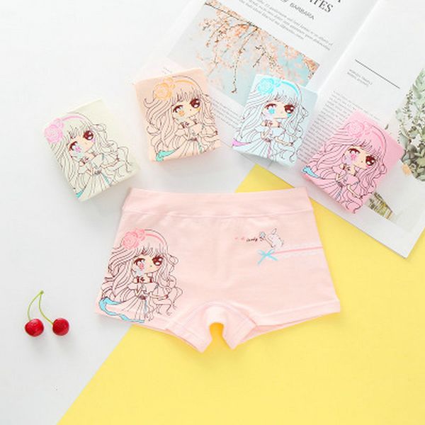 

хлопок нижнее белье для девочек короткие ноги boxer трусы мультфильм дети белый boxer brief biancheria intima rdfba, Camo