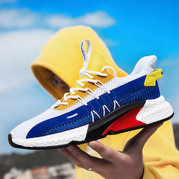 

2020 new mesh men sneakers casual shoes lace-up men shoes lightweight comfortable breathable walking sneakers zapatillas hombre