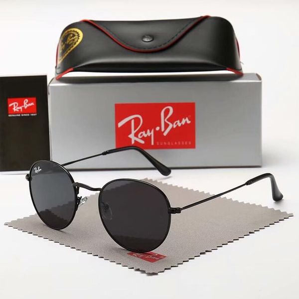 

aviator ray bans sunglasses vintage pilot band uv400 protection mens womens men women ben wayfarer sun glasses with box 0447, White;black