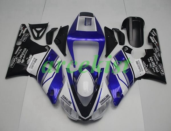 

новый abs мотоцикл полный обтекатели комплект, пригодный для yamaha yzf-r1 r1 1998 1999 98 99 кузовостроение набор пользовательских черный б