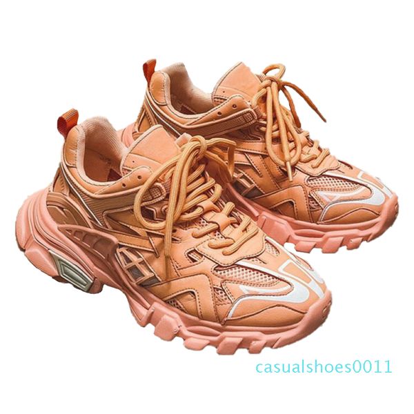 

2020 новый высокое качество мода luxury дизайнер женская обувь тройной кроссовки спорт мода woens track 2 sneaker размер 35-39 type5 c11, Black