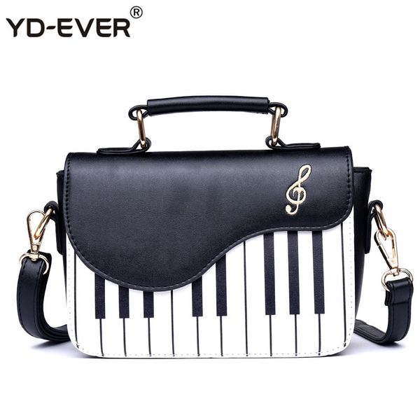 

pink messenger bag pouch new cute piano pattern pu leather 2019 women's flap casual ladies canta handbag shoulder bag crossbody