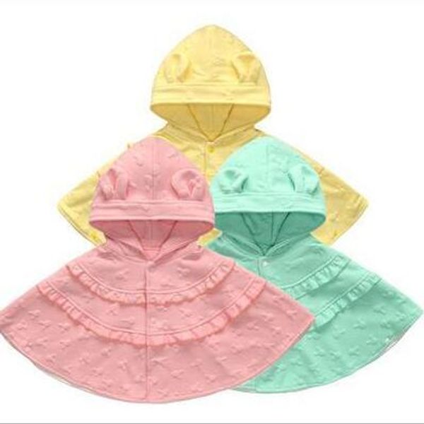 

baby hooded poncho girls princess windproof cloaks outwear double shawl scarf cape jackets coat clothing clothes c7043, Camo