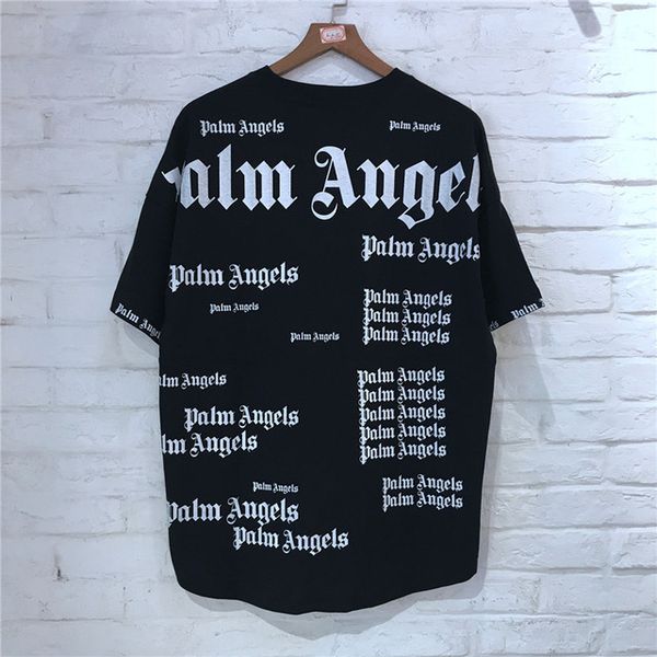 

Palm angel over ize t hirt wen women 1p 1 patchwork full printing tee fa hion 2019 cotton palm angel t hirt