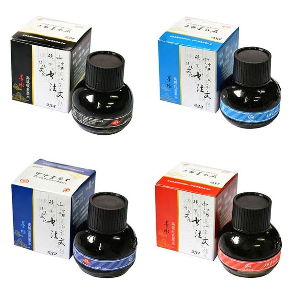 

smooth fountain pen ink glass bottled writing ink refilling inks student stationery school office supplies 4 colors c26