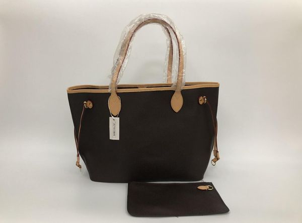 

2019 новые женские кожаные сумки женская мать пакет сумка рука мать накладная Сумка женская сумка + маленькая сумка N51106 M40157