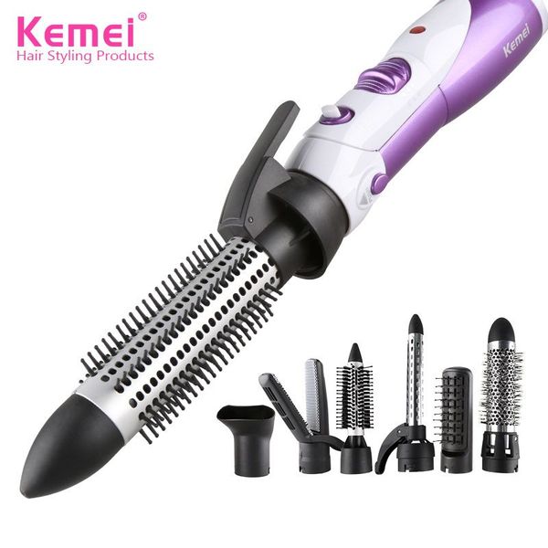 

kemei km-585 hair dryer wholesale hair curler style seven-in-one hair dryer household mixed batch ing