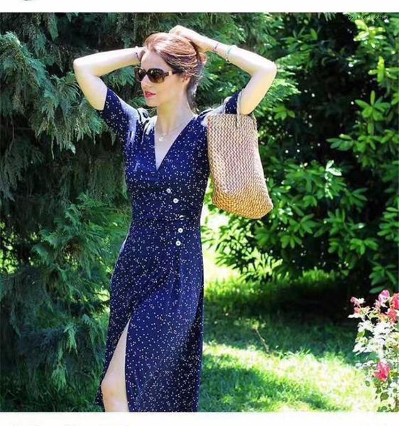 

floral dress summer women designer v neck short sleeve casual beach fashion dress vacation style small, Black;gray