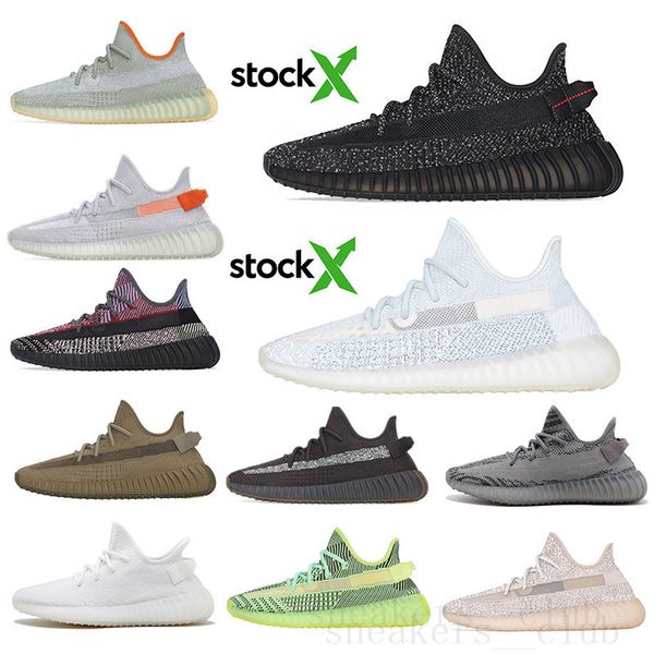 

2020 kanye west men women running shoes yecheil yeezreel hyperspace lundmark antlia static reflective zebra israfil oreo linen