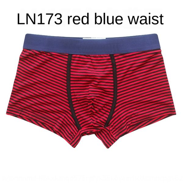 

men's personalized elastic elastic cotton underwear cotton life year four-legged boxer under underpants pants tide ln173, Black;white