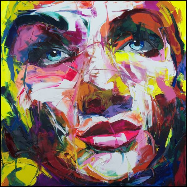 

франсуаза nielly palette knife impression главная картины современные портрет ручной работы картины маслом на холсте выпуклые и вогнутые tex