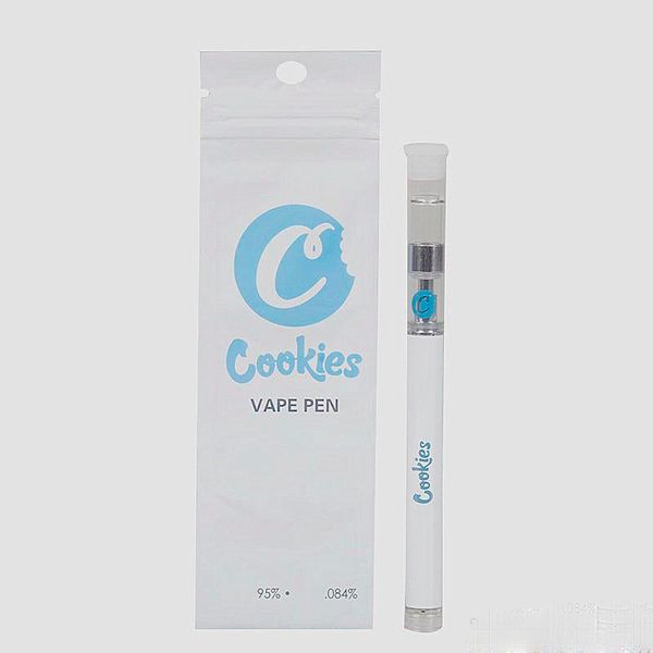 

Печенье Одноразовые Vape Pen Пустые Starter Kit 350mAh Батарея 0.5ml Ceramic Coil Тележки густого масла Картридж Tank Испаритель Kit