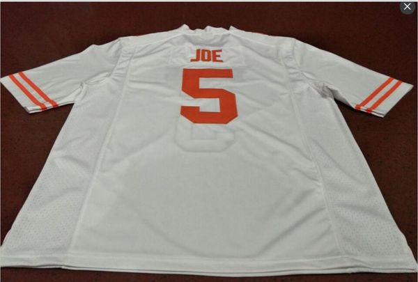 

custom men youth women #5 lorenzo joe texas longhorns football jersey size s-5xl or custom any name or number jersey, Black