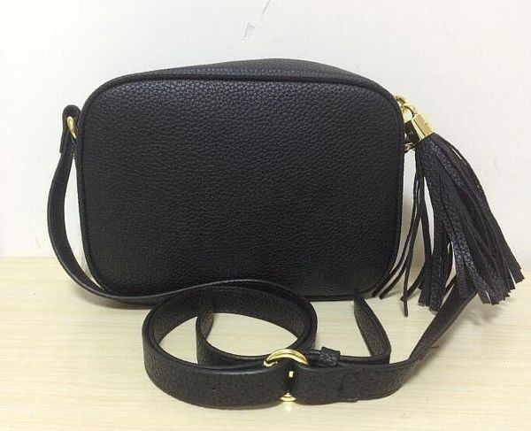 

2020 new style womens fashion women designer leather tassel soho bag disco shoulder bag purse handbags with dust bag