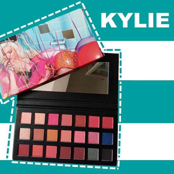 

2019 Новый Кайли тени для век 21 цвета макияж матовый мерцание длительный волшебный