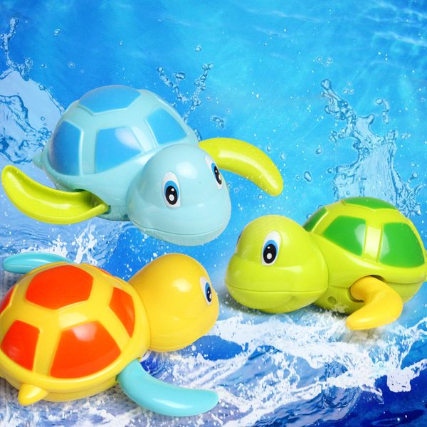 

bath toys cute cartoon animal tortoise chain bathing shower clockwork water baby toys for baby kids multi-type wind up tortoise