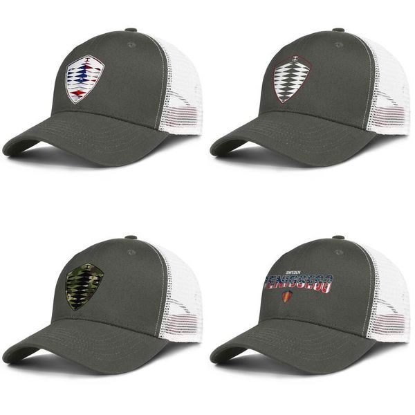 

koenigsegg 3d effect flag agera army_green mens and women trucker cap baseball styles custom cute mesh hats r price logo american black, Blue;gray