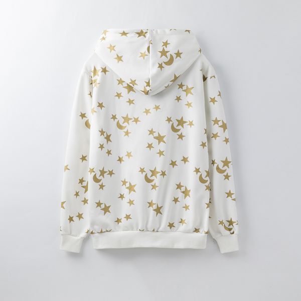 

mens fashion hoodies with stars patterns trackshirt fashion womens sweatshirt casual pullovers 2020 new style wholesale, Black
