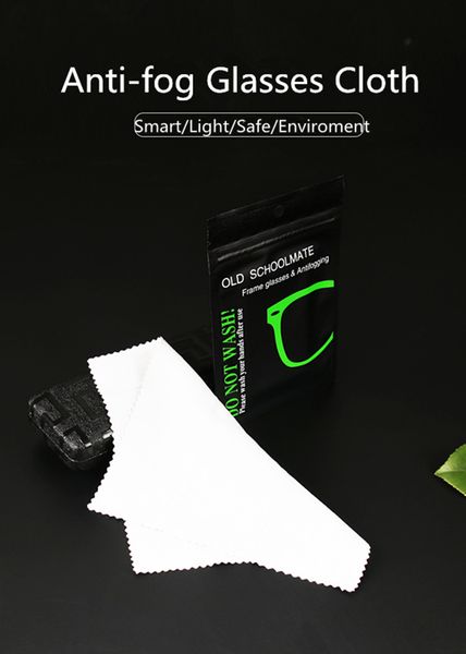 

high-quality super-fiber nanomaterials anti-fog glasses cloth multi-function soft screen cleaning 13*14mm separate self-styled pocket