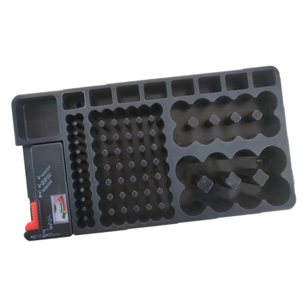 

battery storage organizer bt168 removable for aaa aa 9v c d 98x batteries