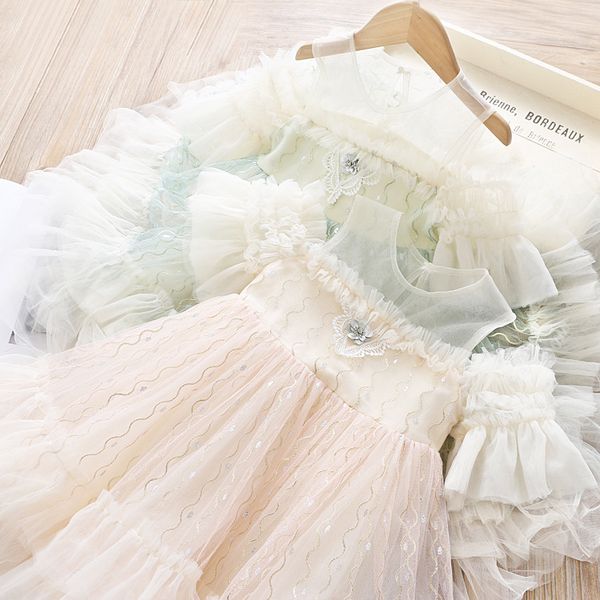 

принцесса платье танец puff mesh платье 2020 летний девушки, Red;yellow