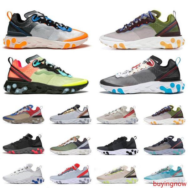 

hyper fusion element 87 55 designer shoes triple black moss total orange solar running trainer red dark grey gold ranger sport sneakers