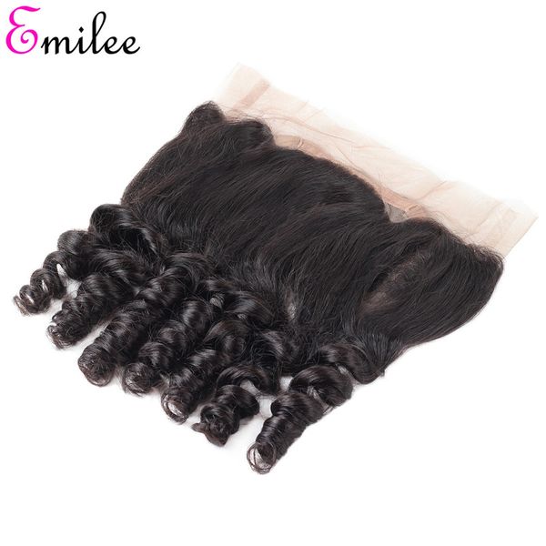 

emilee vietnamese loose wave 360 lace frontal closure 8 - 20 inch part remy hair 360 swiss lace closure, Black