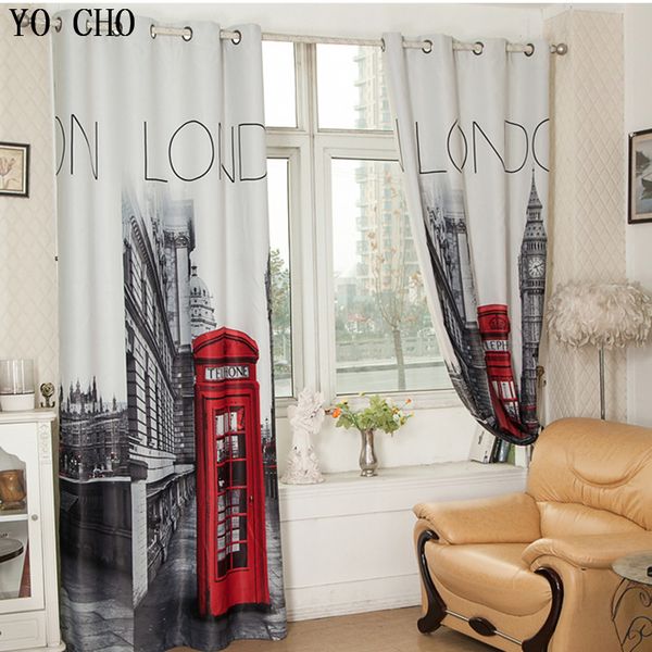 

yo cho [55"x102" ] british curtains made ready 1 panel lined thermal blackout grommet window curtain drape curtains with london