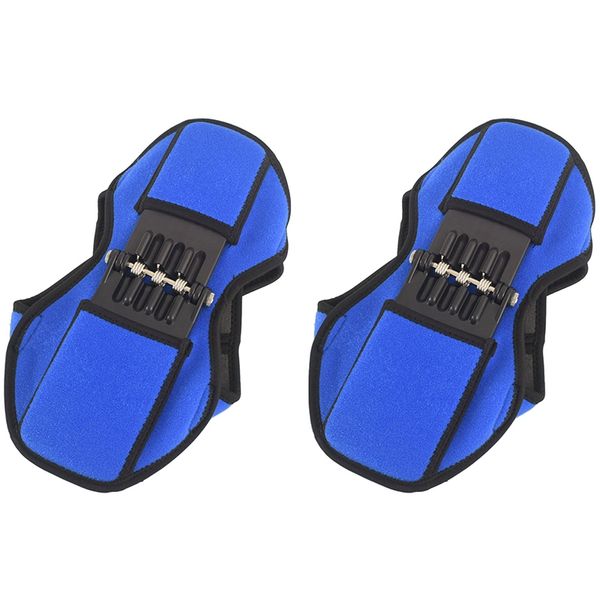 

ad-spring knee pad brace power lift knee protection old cold leg band mountaineering deep care joint support kn, Black;gray