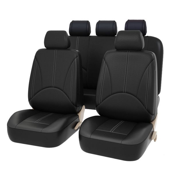 

auto -9 pcs car universal leather seat cover seat cushion cover