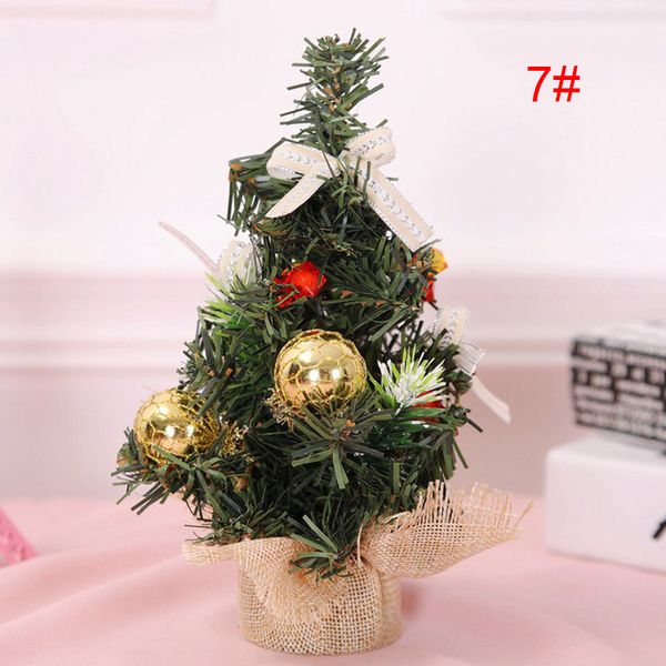 

mini merry christmas tree bedroom desk decoration office home children gift christmas decor slc88