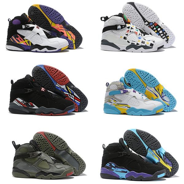 

2019 basketball shoes 8 8s men valentines day aqua chrome reflective bugs bunny raid playoff retres retress mens trainers sports sneakers