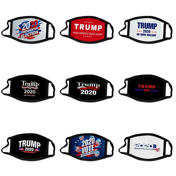 

designer trump face mask patterns cartoon reusable air pollution wind cotton fabric cloth face mouth dust mask #936, Black