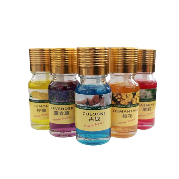 

car perfume refill 10ml air freshener cologne osmanthus lavender jasmine lemon essential oil scent replacement for automobile
