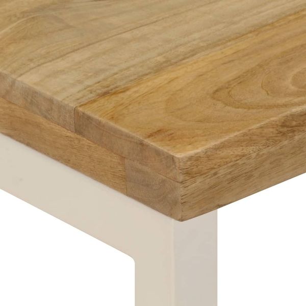 

журнальный стол 110 x 50 x 35 cm mango твердой древесины и стали мебель для столовой
