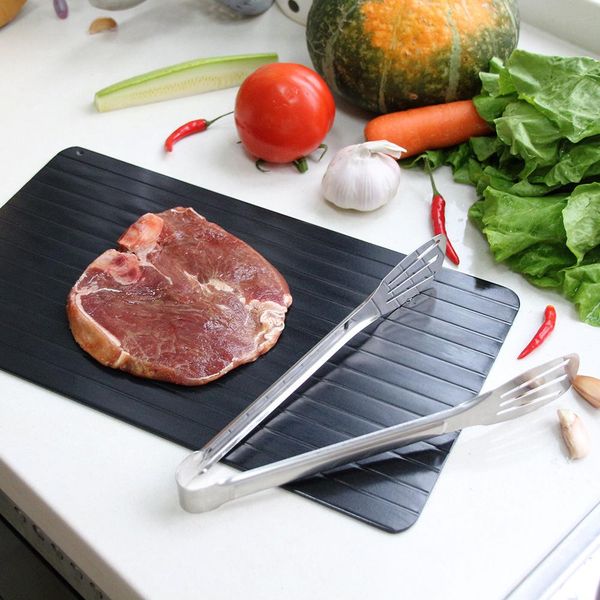 Tagliere Scongelamento rapido Cibo Tagliere per carne congelata veloce Utensile da cucina Vassoio di scongelamento senza elettricità Forno a microonde DH0485