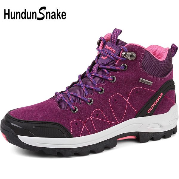 

hundunsnake high women trekking boots mountain woman hiking boots hiking shoes woman outdoor shoes women's sneakers track t537