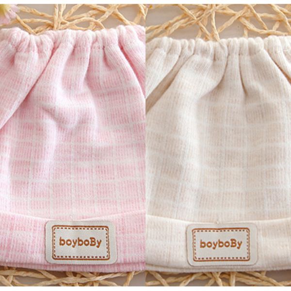 

newborn pure cotton boys' and girls tire cap ' empty hat thin tire cap newborn infant cold hat halogen door, Yellow